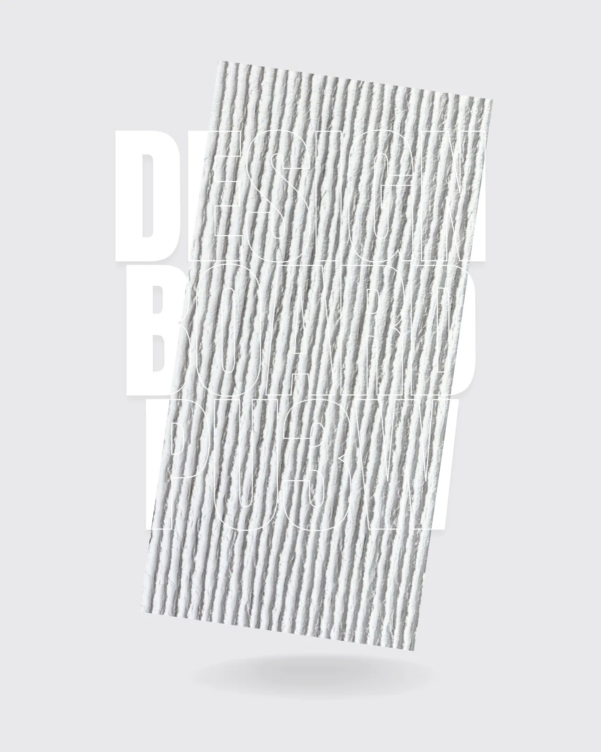 PU3W - Design Board Typ 3 - FLOW (WHITE)