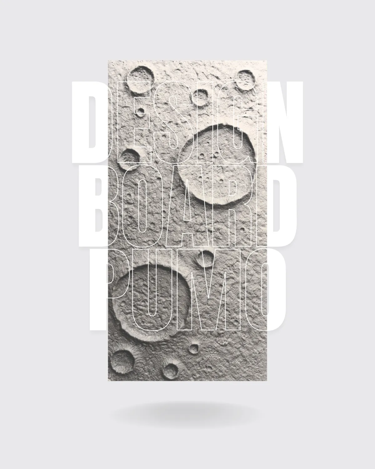 PUMO - Design Board Moonstones - 01 (DARK GRAY)
