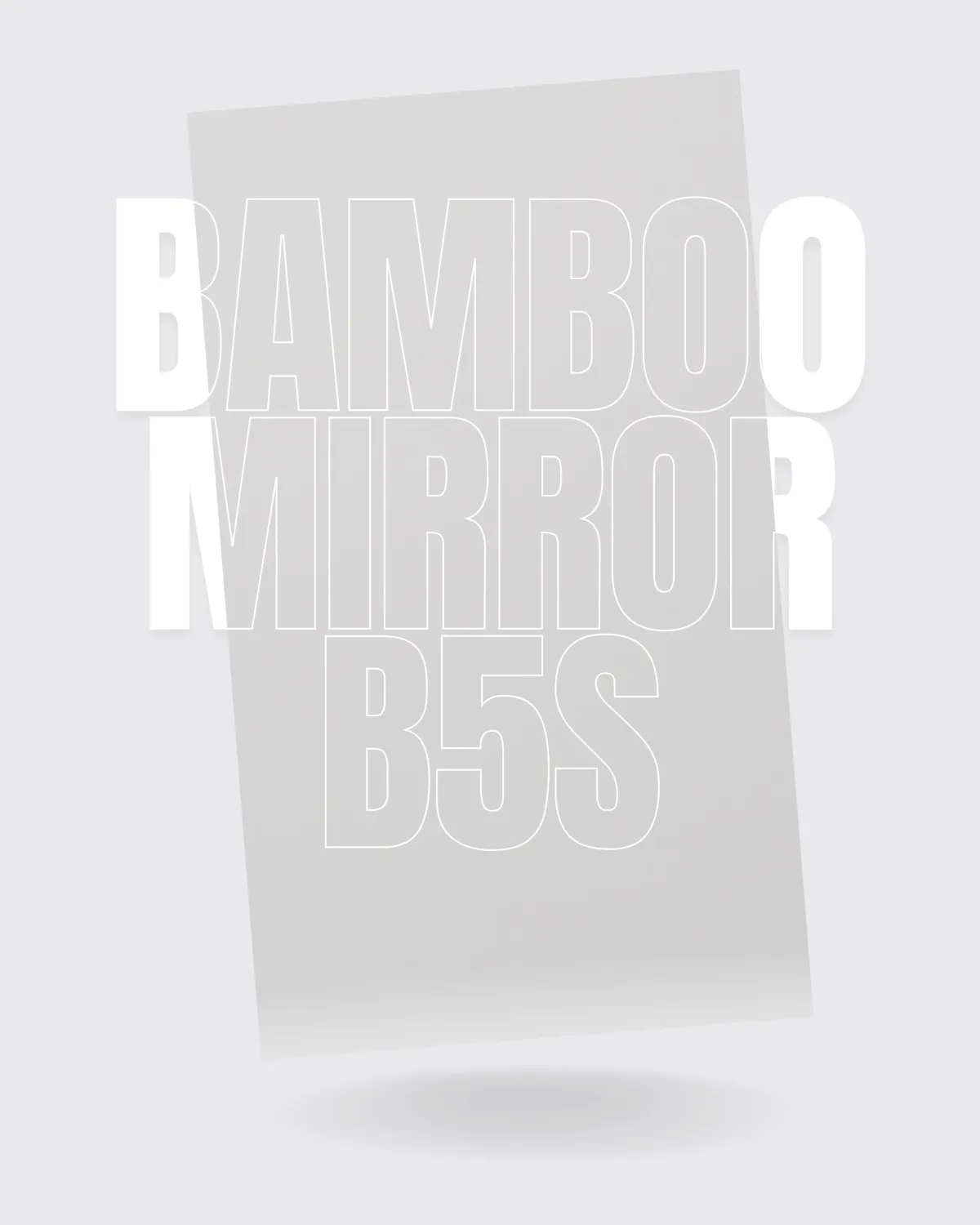 B5S - BAMBOO MIRROR BOARD (SILVER)