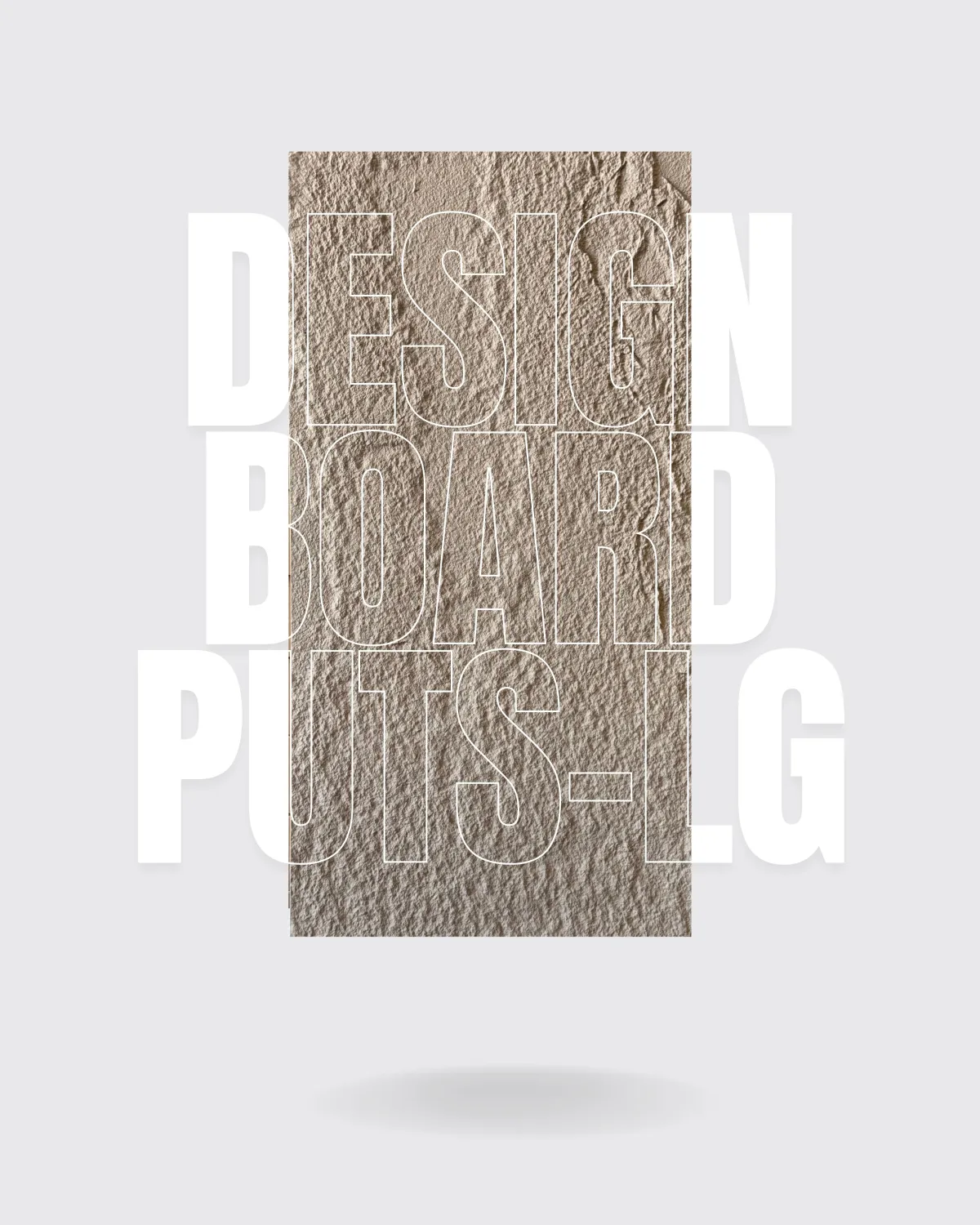 PUTS-LG - Design Board Stone Thin - 01 Light Gray