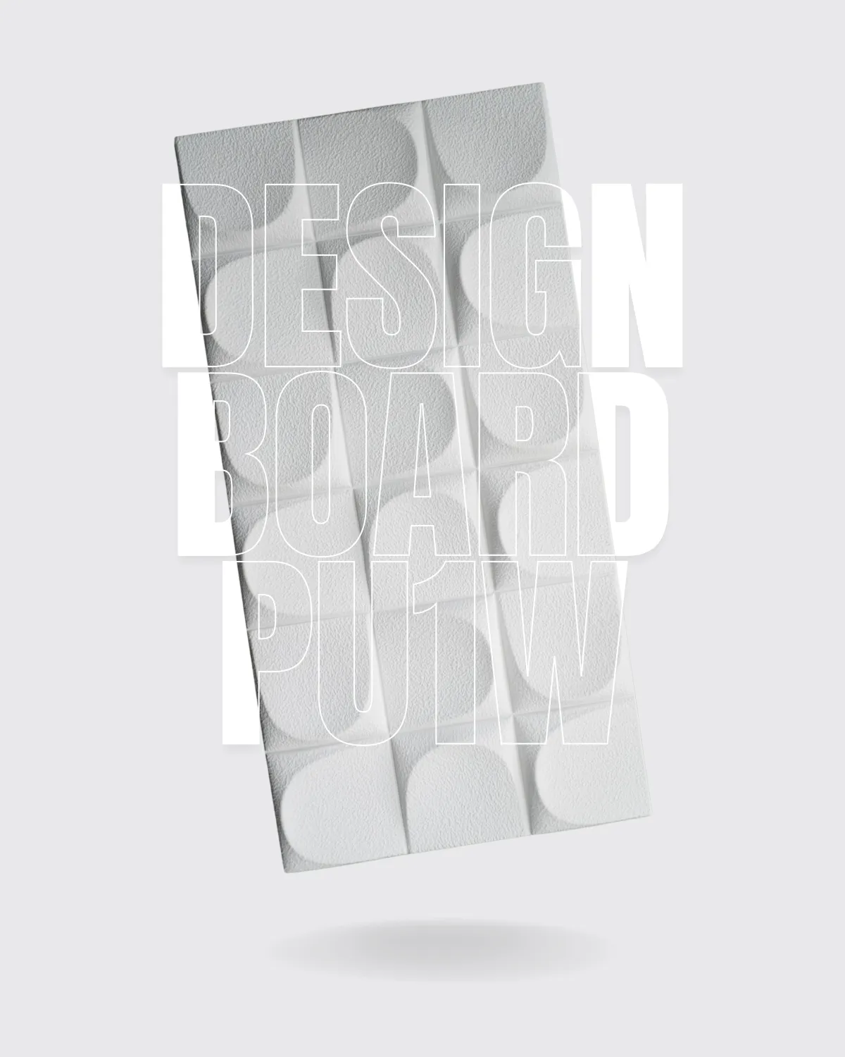 PU1W - Design Board Typ 1 - PATTERN (WHITE)